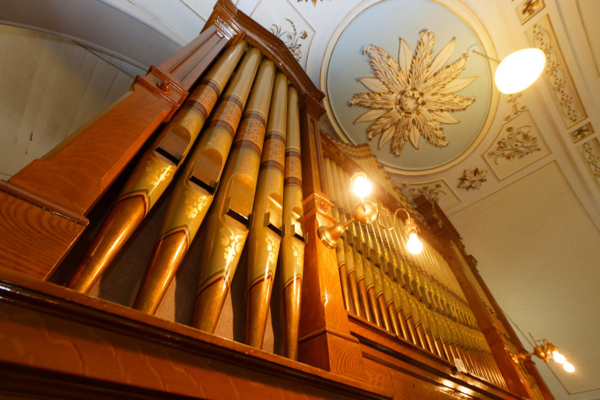 Buffet de l'orgue Casavant de 1904.